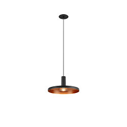pendant luminaire LALU® SET PLATE 22 IP20, black dimmable