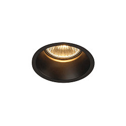 Plafonnier encastr� HORN GU10 rond GU10, noir 