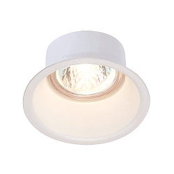 Plafonnier encastr� HORN GU10 rond GU5,3, blanc mat