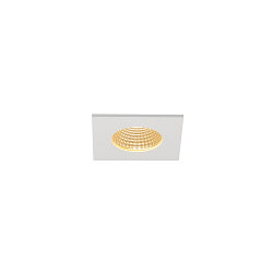 Plafonnier encastr� PATTA-I SQUARE angulaire, rigide IP65 / IP20, blanche gradable