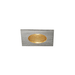 Plafonnier encastr� PATTA-I SQUARE angulaire, rigide IP65 / IP20, aluminium bross� gradable