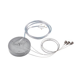 Suspension pendulaire MEDO 5 fois, gris argent