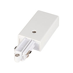 Alimentation monophas� version pour montage en surface, terre droite blanche