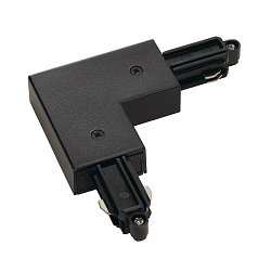 Connecteur d'angle monophas� version pour montage en surface, terre � l'int�rieur blanche