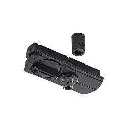 Adaptateur monophas� avec d�charge de traction noir 