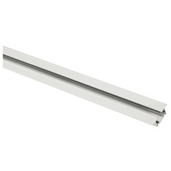 Rail encastré monophasé 1PH 2M, blanche