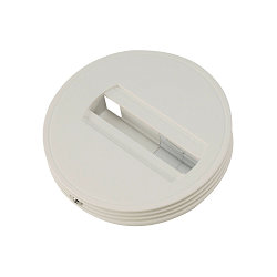 1-Rosaces de plafond phasées blanche