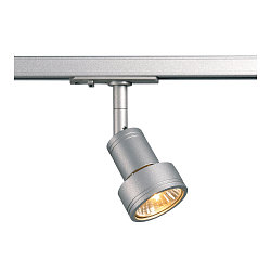1-Projecteur monophas� PURI TRACK r�glable GU10 IP20, gris argent gradable