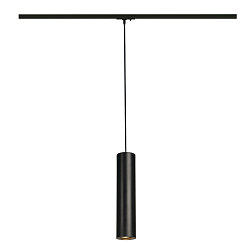 1- Luminaire � suspension monophas� ENOLA B PD-1 Bas, cylindrique GU10 IP20, noir gradable