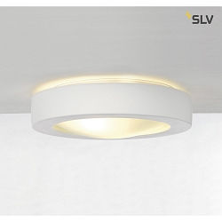 Plaster Ceiling luminaire GL 105 E27, round, whiter plaster