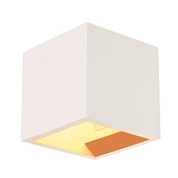 Luminaire mural PLASTRA CUBE angulaire G9, blanche