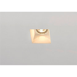 Lumi�re encastr�e PLASTRA angulaire GU10, blanche max. 35W