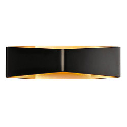 Luminaire mural CARISO WL-4 LED, laiton, noir  gradable