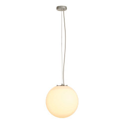 Luminaire à suspension ROTOBALL 40 PD rond, médium, avec diffuseur E27 IP20, gris argent gradable