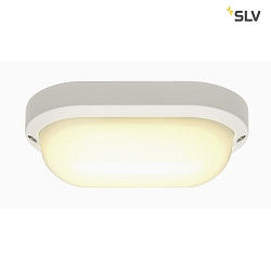 LED Outdoor luminaire TERANG 2 Wall-/Ceiling luminaire, oval, 120, SMD LED, 3000K, IP44, white
