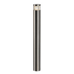 Lampadaire d'ext�rieur VAP SLIM E27 IP44, acier inoxydable