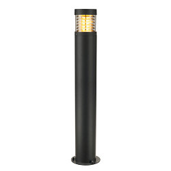 Lampadaire d�ext�rieur F-POL cylindrique, direct / indirect, avec grille E27 IP54, anthrazit gradable