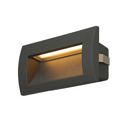 Luminaire d'encastrement mural  DOWNUNDER OUT M Bas, asym�trique IP55, anthrazit 