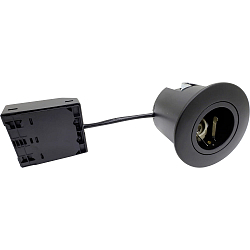 Lumière encastrée QUICK INSTALL G2 rond GU10 IP44, noir 