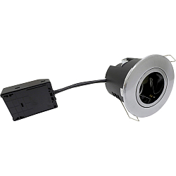 Lumière encastrée UNI INSTALL G2 rond GU10 IP44, aluminium 