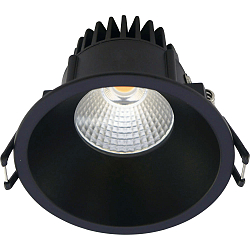 recessed luminaire VELIA round IP44, white matt dimmable 11W 2700K