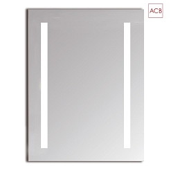 Miroir avec clairage JOUR 16/429-52 IP44, opale, blanche 