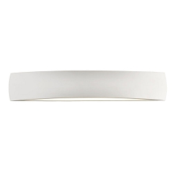 Luminaire mural ALBA 16/3386-53 haut bas, � peindre E14 IP20, opale, blanche gradable