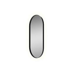 Miroir avec �clairage DANIELA 9755, noir brillant