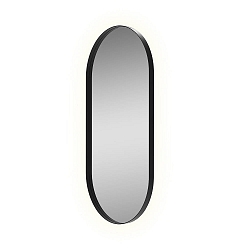 Miroir avec �clairage DANIELA 9755, noir brillant