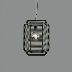 Luminaire à suspension CORDA 45 E27 IP20, vert 