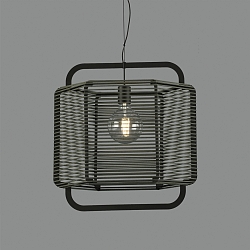 Luminaire à suspension CORDA 50 E27 IP20, vert 