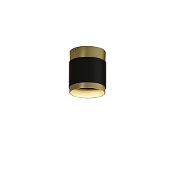 Luminaire de plafond LUX 3989/10 IP20, or, noir brillant