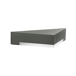 Luminaire mural d'extérieur TYPE NO 0333 angulaire, dimmable 54, anthrazit gradable