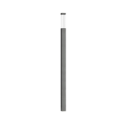 Lampadaire d'extérieur TYPE NO 0868 asymétrique IP54, anthrazit, transparent gradable