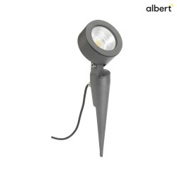 Lampe  broche TYPE NO 2390 avec prise de courant, dimmable, rglable 54 anthrazit gradable