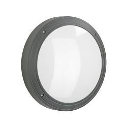 outdoor wall luminaire TYPE NO 6438 with motion detector IP65, anthracite, opal dimmable