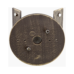 Corner bracket round Type No. 1005 for Albert Outdoor Wall luminaires, brown brass