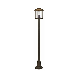 Luminaire d'allées TYPE NO 4139 E27 44, marron, laiton satiné gradable