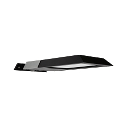 LED Vario III Wall spot 0308 - street light optics, IP65, 56.6W 3000K 3800lm, gradually tiltable +/- 45°, black
