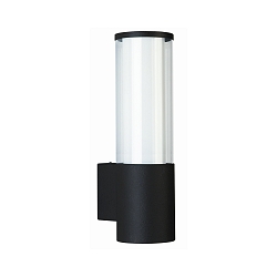 Luminaire mural d'ext�rieur TYPE NO 0311 cylindrique E27 44, noir mat