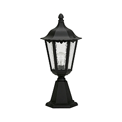 Luminaire en forme de borne TYPE NO 0541 angulaire E27 23, blanche gradable