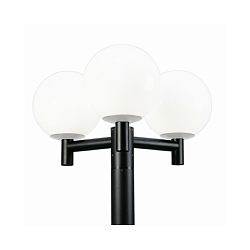 Outdoor Top � 6cm for 3 Ball luminaires (35/45/50cm), Type No. 1016, black