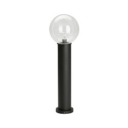 Borne d'éclairage TYPE NO 2012 rond E27 44, noir mat gradable