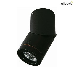 Outdoor Ceiling Spot Type No. 2138, overflade montering, IP44, GU10 PAR16 50W, rotatable and pivotable, black