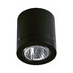 Plafonnier extérieur TYPE NO 2140 rigide GU10 23, noir mat gradable