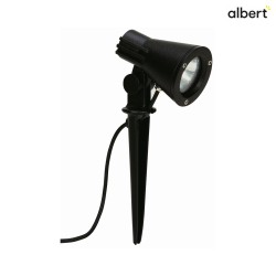 Lampe  broche TYPE NO 2154 avec prise de courant, rglable, incassable E27 54 noir gradable