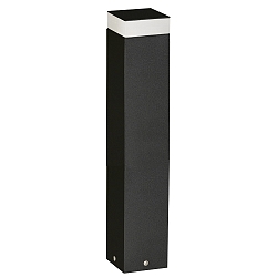 Luminaire en forme de borne TYPE NO 2293 angulaire, langue, commutable IP54, noir 