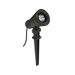 Lampe � broche TYPE NO 2355 pivotant, avec prise de courant 54, noir mat gradable