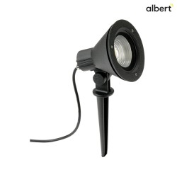 Lampe  broche TYPE NO 2356 avec prise de courant, dimmable, rglable 54 noir mat gradable