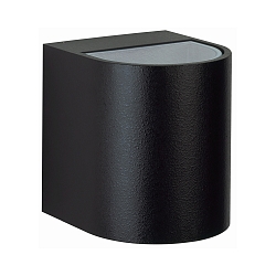 Projecteur d'extérieur TYPE NO 2402 haut bas, rond 44, noir mat 